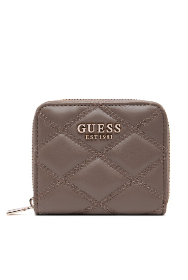Guess Малък дамски портфейл SWQG96 32137 Кафяв - Mera.bg