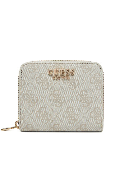Guess Малък дамски портфейл SWSG85 00137 Екрю - Mera.bg