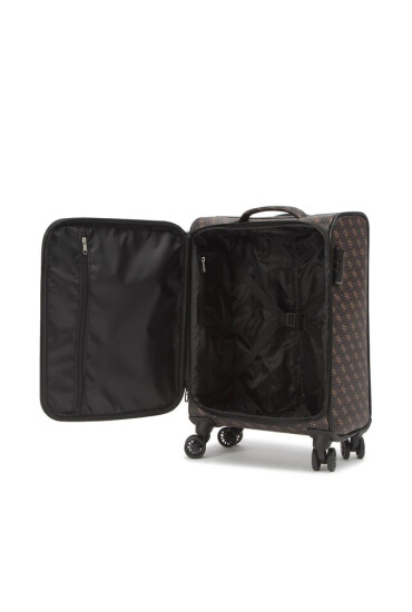 Guess Самолетен куфар за ръчен багаж Vezzola Travel TMVZLS P3142 Кафяв - Mera.bg