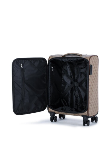 Guess Самолетен куфар за ръчен багаж Vezzola Travel TMVZLS P3142 Кафяв - Mera.bg