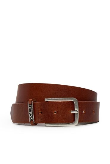Guess Мъжки колан Detailed Loop Belt M4BZ29 L0VE0 Кафяв - Mera.bg