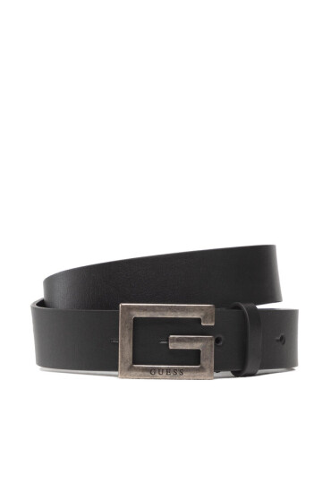Guess Мъжки колан Not Coordinated Belts BM7632 LEA35 Черен - Mera.bg