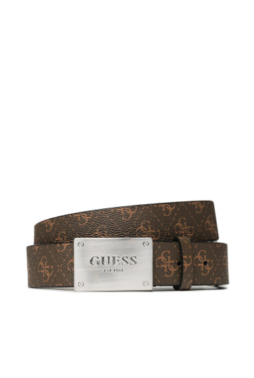 Guess Мъжки колан Vezzola Belts BM7669 VIN35 Кафяв - Mera.bg