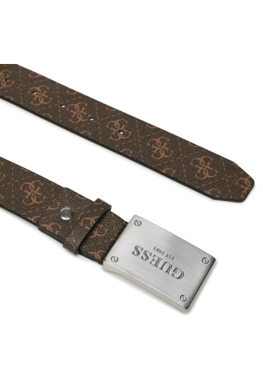Guess Мъжки колан Vezzola Belts BM7669 VIN35 Кафяв - Mera.bg