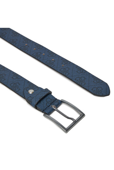 Guess Мъжки колан Vezzola Belts BM7781 P3435 Тъмносин - Mera.bg