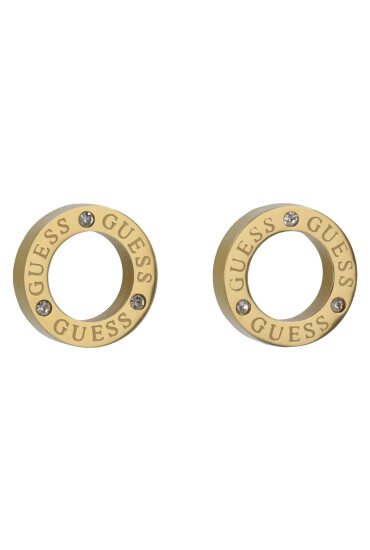 Guess Обици Circle Lights JUBE03 173JW Позлатено с жълто злато - Mera.bg