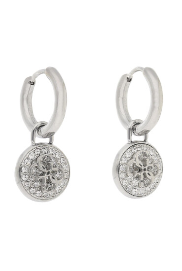 Guess Обици Dreaming JUBE03 131JW Сребърно родиево покритие - Mera.bg