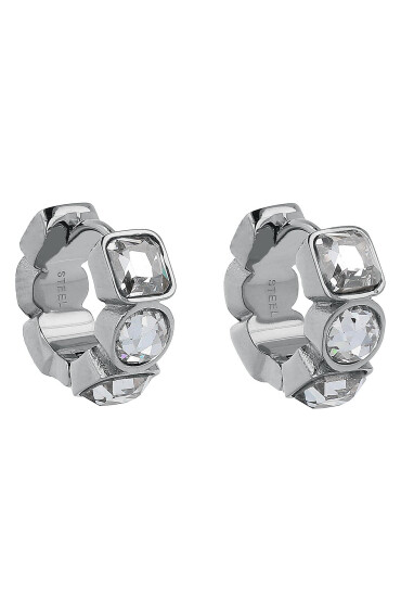 Guess Обици JUBE03 305JW Сребърно родиево покритие - Mera.bg