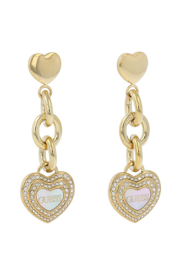 Guess Обици JUBE04 024JW Позлатено с жълто злато - Mera.bg