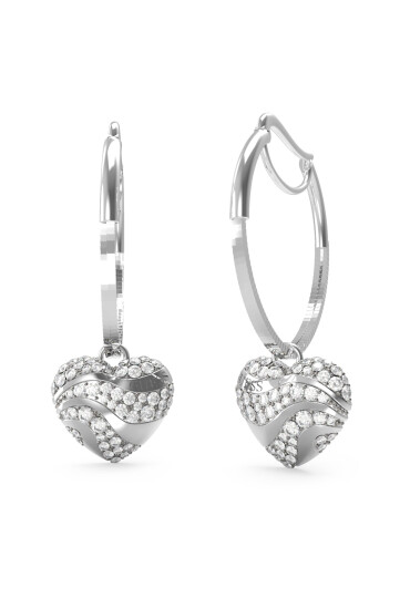 Guess Обици JUBE04 505JW Сребрист - Mera.bg
