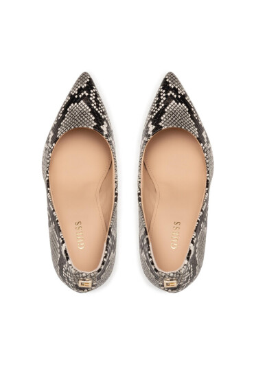 Guess Обувки на ток Piera FL8PIC PEL08 BLKWH - Mera.bg
