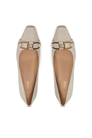 Guess Обувки на ток Elouisa FL8ELU LEA08 MILK - Mera.bg