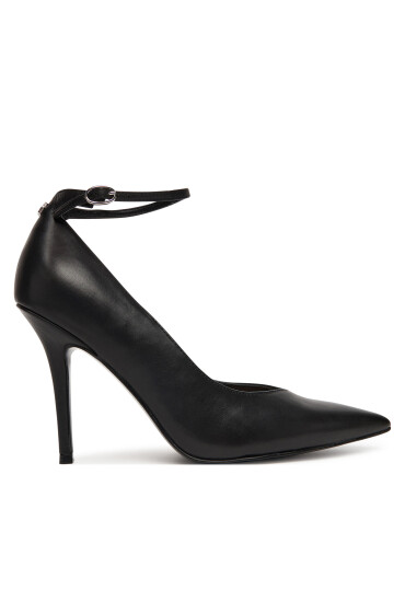 Guess Обувки на ток FLFNPR LEA08 Черен - Mera.bg