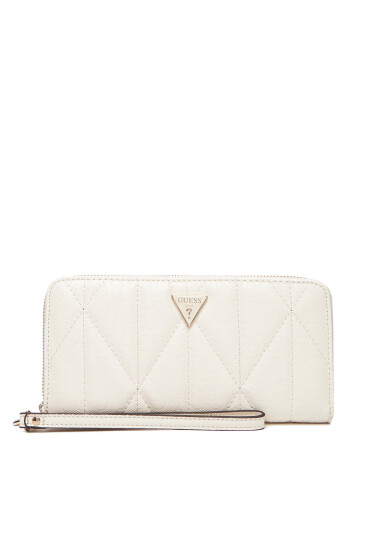 Guess Портфейл Aldina Slg SWGG96 63146 Бял - Mera.bg