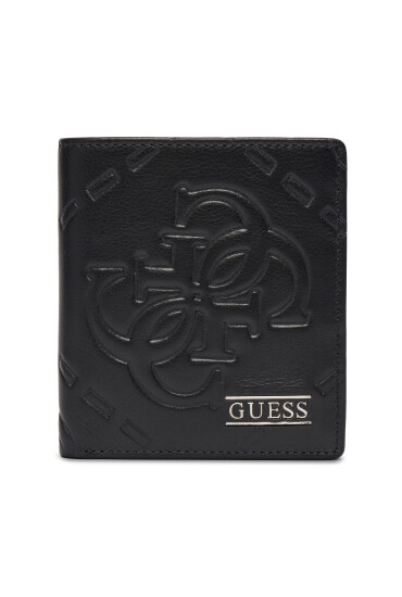 Guess Портфейл SMBOMG LEA22 Черен - Mera.bg