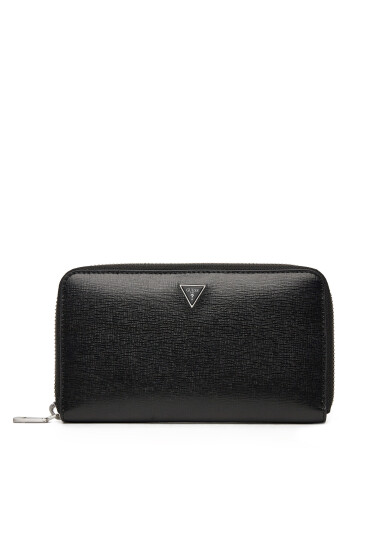 Guess Портфейл SMLYSL LEA28 Черен - Mera.bg