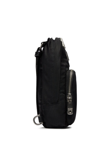 Guess Чантичка за носене на гърдите Certosa Nylon Eco Mini-Bags HMECRN P4168 Черен - Mera.bg