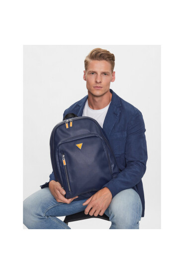 Guess Раница Certosa Saffiano Smart HMECSA P3241 Тъмносин - Mera.bg
