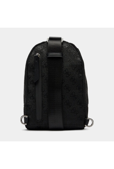 Guess Раница Vezzola Jacquard Mini-Bags HMVZLJ P4168 Черен - Mera.bg