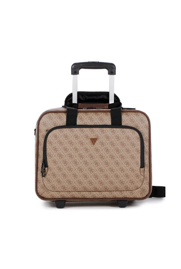 Guess Самолетен куфар за ръчен багаж Vezzola Travel TMVZLS P3143 Кафяв - Mera.bg
