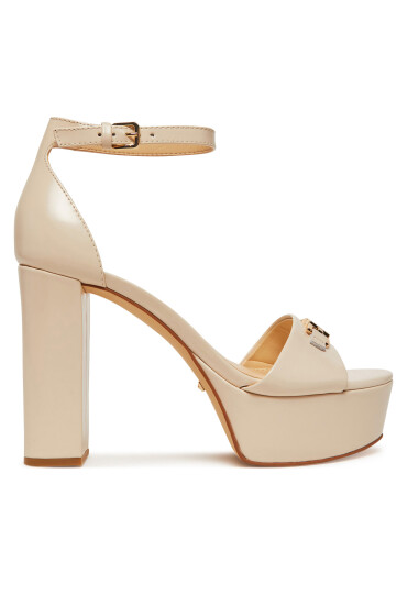 Guess Сандали FLJSET LEA03 Екрю - Mera.bg