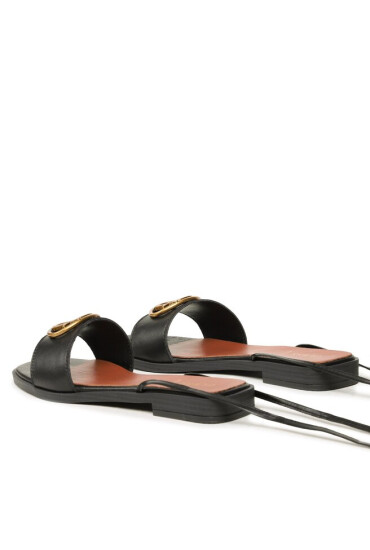 Guess Сандали Kyara Made In Italy FL6KYA ELE03 Черен - Mera.bg