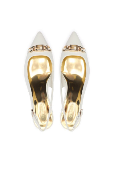 Guess Сандали Sdina FL7SDN LEA05 Бял - Mera.bg