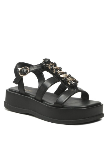 Guess Сандали Vadika FL6VAD LEA03 BLACK - Mera.bg