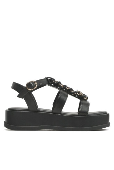 Guess Сандали Vadika FL6VAD LEA03 BLACK - Mera.bg