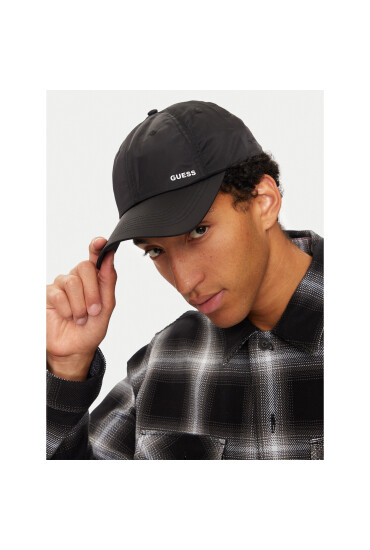 Guess Шапка с козирка AM9415 NYL01 Черен - Mera.bg