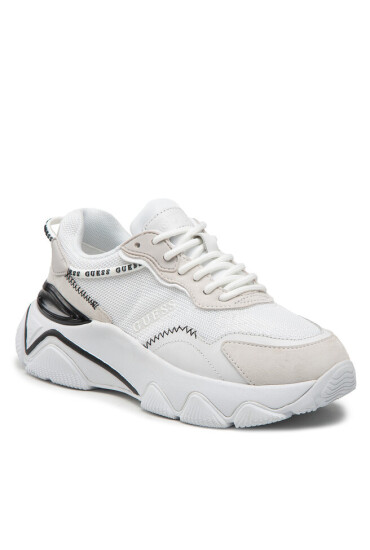 Guess Сникърси Micola FL7MIC LEA12 WHITE - Mera.bg