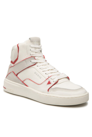 Guess Сникърси Verona Basket Mid FM7VBM ELE12 Бежов - Mera.bg