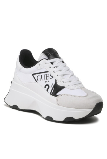 Guess Сникърси Calebb4 FL7C4B FAB12 WHITE - Mera.bg