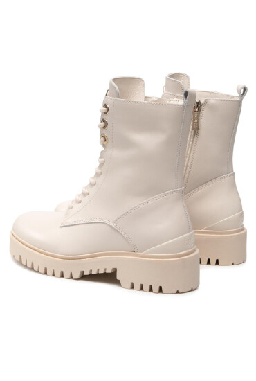 Guess Туристически oбувки Olone FL7OLO LEA10 IVORY - Mera.bg