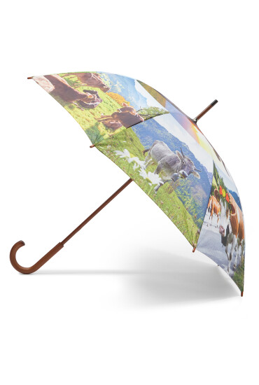 Happy Rain Чадър Long Manuell 74140 Цветен - Mera.bg