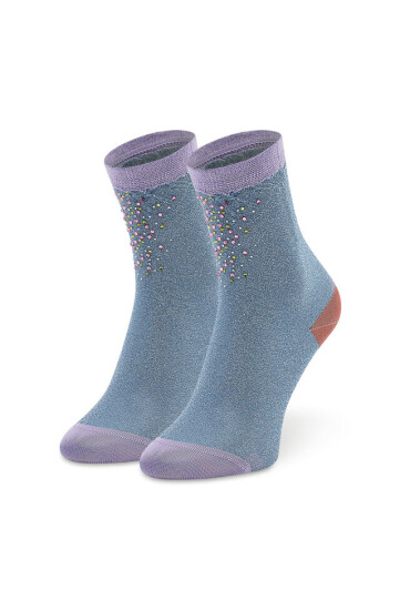 Happy Socks Чорапи дълги дамски SISEMB01-6000 Син - Mera.bg
