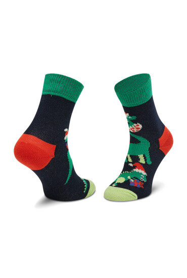 Happy Socks Чорапи дълги детски KJUM01-6300 Тъмносин - Mera.bg
