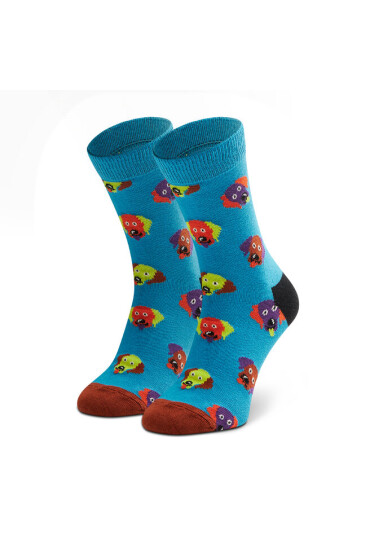 Happy Socks Чорапи дълги детски KDOG01-6300 Син - Mera.bg