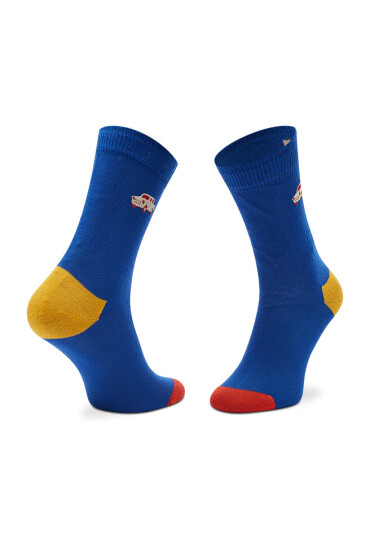 Happy Socks Чорапи дълги детски KBECR01-6300 Син - Mera.bg