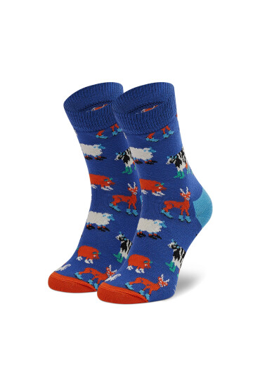 Happy Socks Чорапи дълги детски KFCR01-6500 Син - Mera.bg
