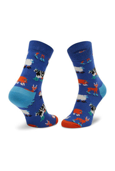 Happy Socks Чорапи дълги детски KFCR01-6500 Син - Mera.bg