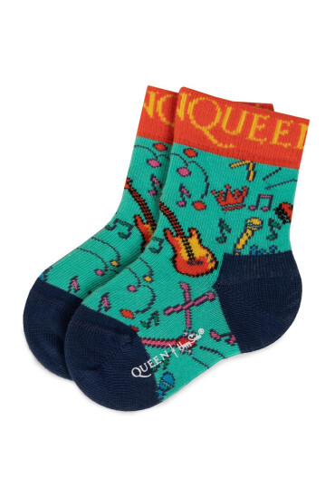 Happy Socks Чорапи дълги детски KQUE01-6700 Цветен - Mera.bg