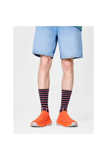Happy Socks Чорапи дълги мъжки BSS01-6500 Тъмносин - Mera.bg