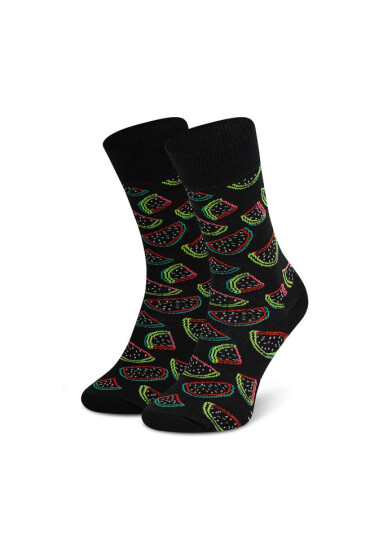 Happy Socks Дълги чорапи unisex WAT01-9300 Черен - Mera.bg