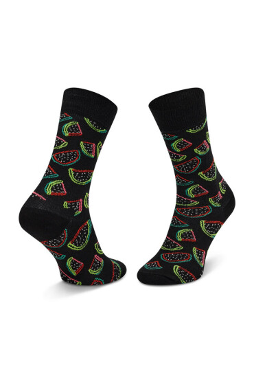 Happy Socks Дълги чорапи unisex WAT01-9300 Черен - Mera.bg