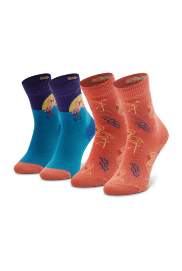 Happy Socks Комплект 2 чифта дълги чорапи детски - Mera.bg