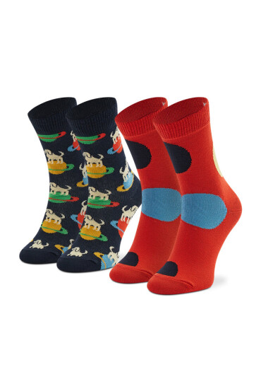 Happy Socks Комплект 2 чифта дълги чорапи детски - Mera.bg