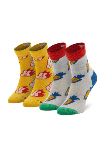 Happy Socks Комплект 2 чифта дълги чорапи детски - Mera.bg