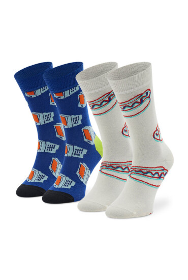 Happy Socks Комплект 2 чифта дълги чорапи мъжки - Mera.bg