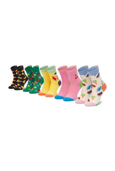 Happy Socks Комплект 5 чифта дълги чорапи детски - Mera.bg
